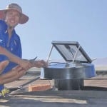 Solar vent for effective roof ventilation