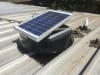 solar panel on roof