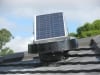 Solar Whiz attic fan for roof ventilation and house cooling