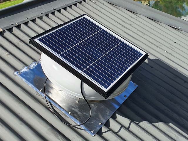 solar roof vent