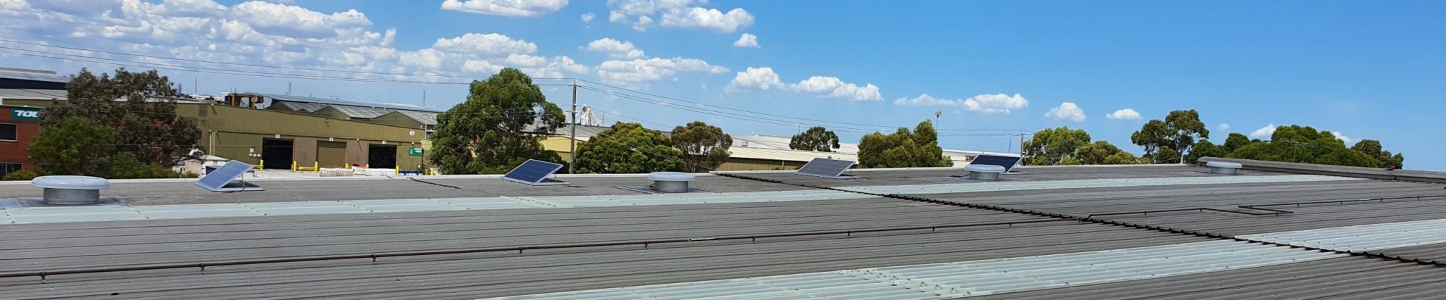 Solar Whiz commercial installation on Steel Fabrication - North Laverton Victoria