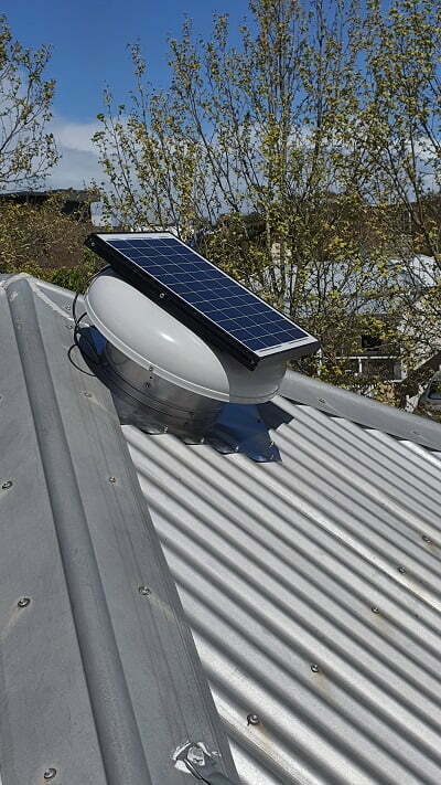 solar roof fans