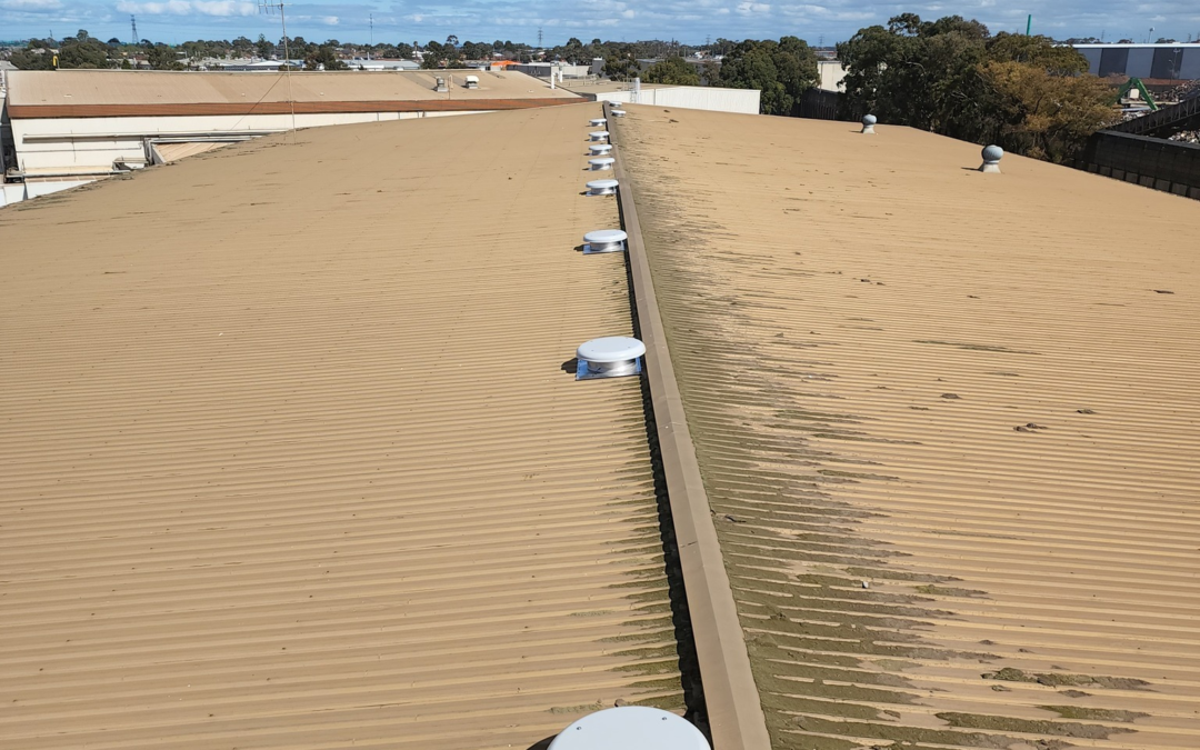 extractor fans on a commercial building