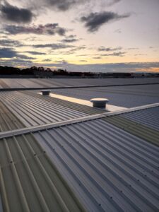 extraction fans on an industrial building