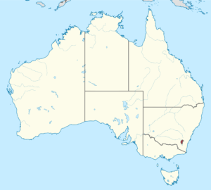 Australian Capital Territory outline